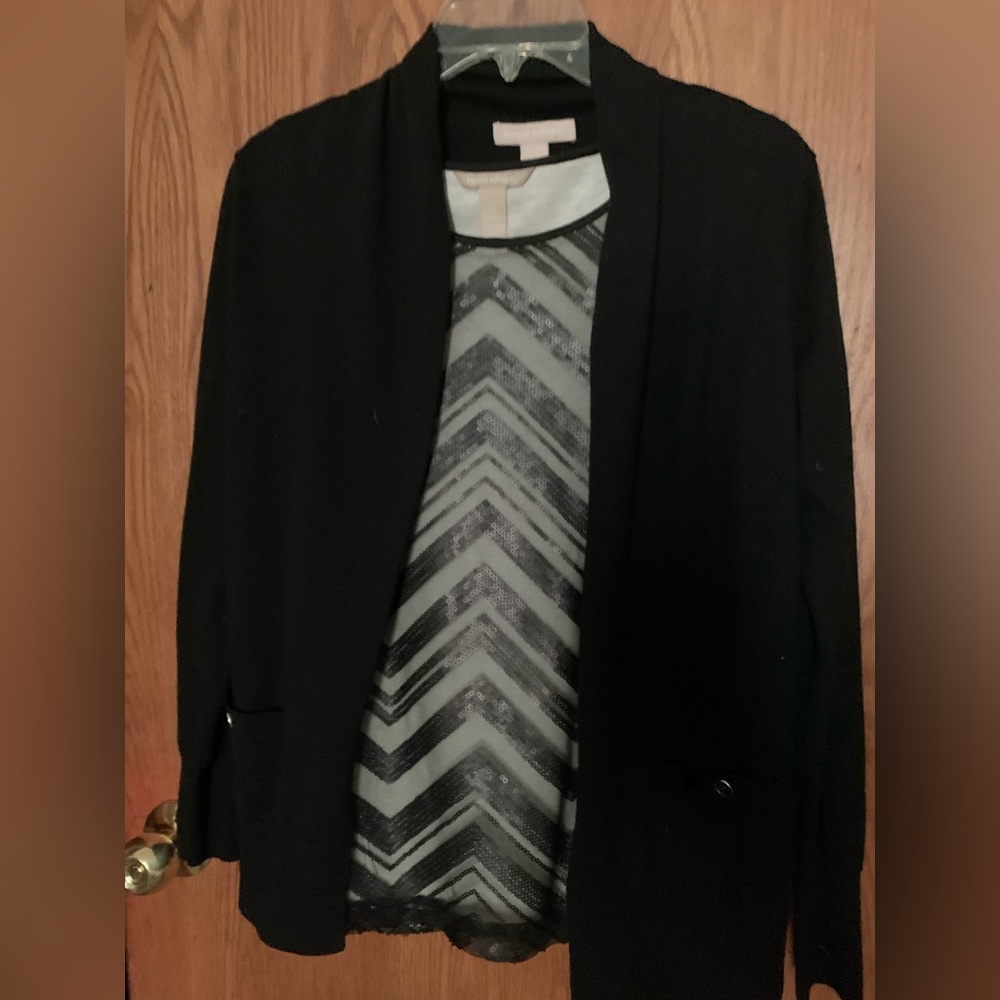 Banana republic sequinned blouse